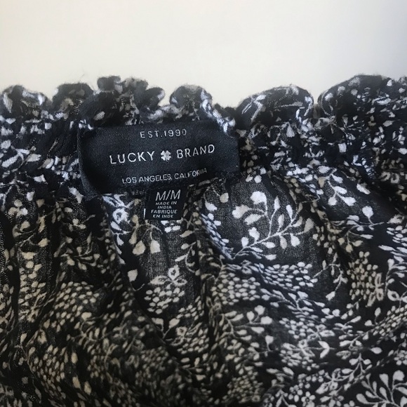 Lucky brand white and black blouse - Picture 5 of 5